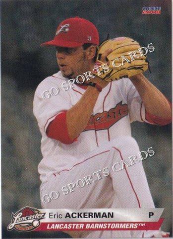 2008 Lancaster Barnstormers Eric Ackerman