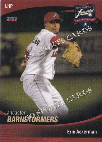 2009 Lancaster Barnstormers Eric Ackerman