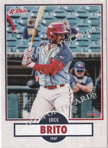 2024 Reading Fightin Phils 3rd Erick Brito