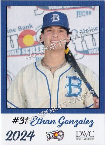 2024 Blinn College Buccaneers JUCO Ethan Gonzalez