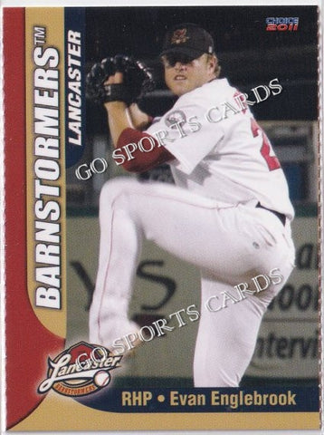 2011 Lancaster Barnstormers Perforated Evan Englebrook