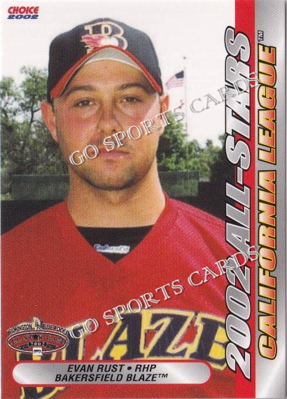 2002 California Carolina League All Star Game Evan Rust