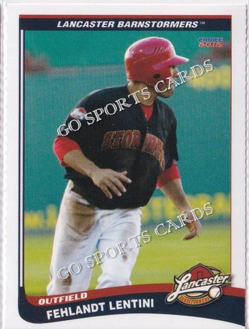 2012 Lancaster Barnstormers Perforated Fehlandt Lentini