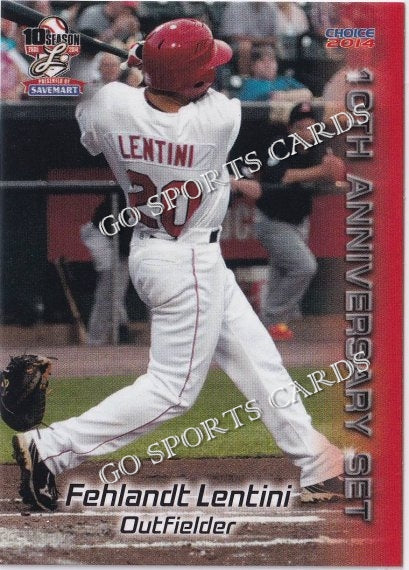 2014 Lancaster Barnstormers 10th Anniversary Fehlandt Lentini