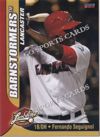 2011 Lancaster Barnstormers Fernando Seguignol