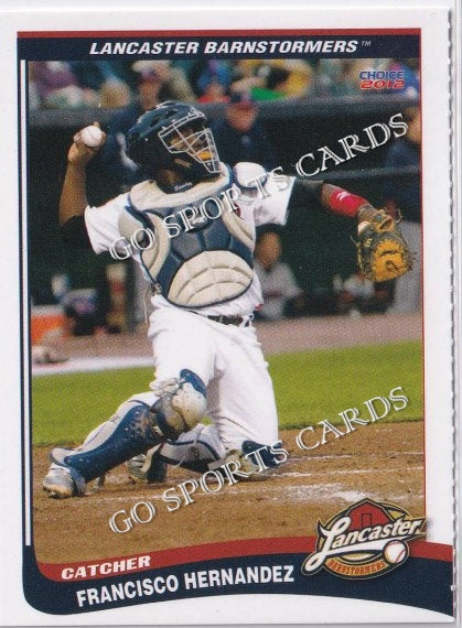 2012 Lancaster Barnstormers Perforated Francisco Hernandez