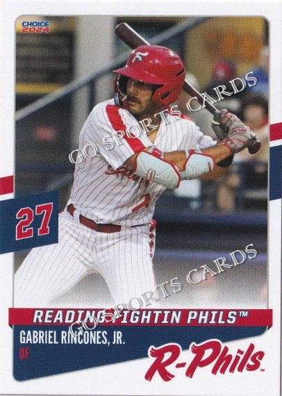 2024 Reading Fightin Phils Gabriel Rincones Jr