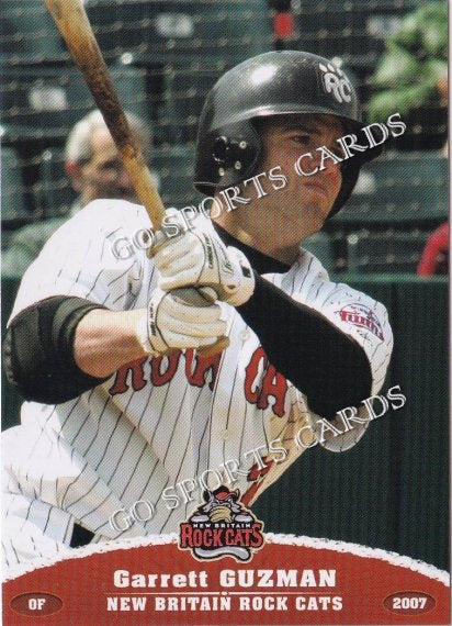 2007 New Britain Rock Cats Garrett Guzman