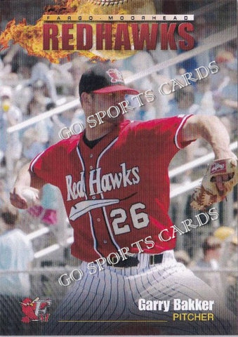 2009 Fargo Moorhead RedHawks Garry Bakker