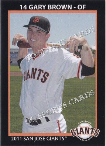 2011 San Jose Giants Gary Brown