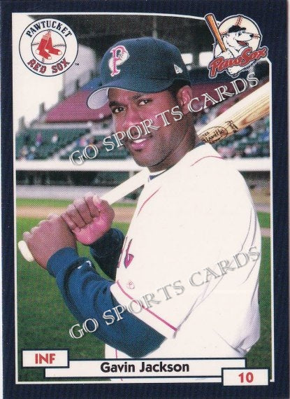 2000 Pawtucket Red Sox Gavin Jackson