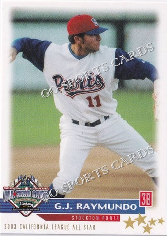 2003 California Carolina League All Star Game GJ Raymundo