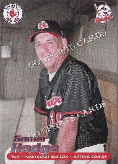 2001 Pawtucket Red Sox Gomer Hodge