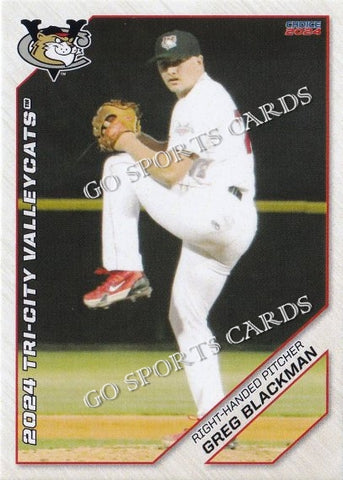 2024 Tri City ValleyCats Greg Blackman