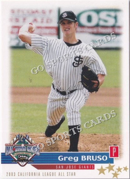 2003 California Carolina League All Star Game Greg Bruso