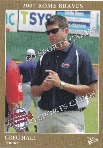 2007 Rome Braves Greg Hall