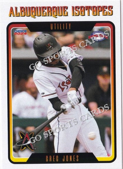 2024 Albuquerque Isotopes Greg Jones