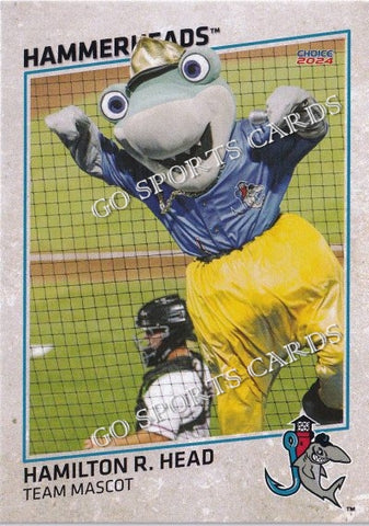 2024 Jupiter Hammerheads Hamilton R Head Mascot