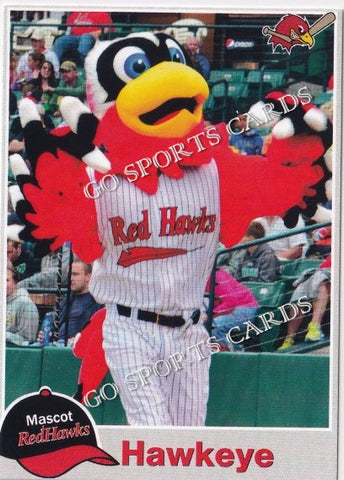 2014 Fargo Moorhead RedHawks Hawkeye Mascot