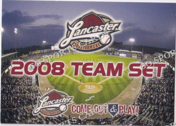 2008 Lancaster Barnstormers Header Checklist