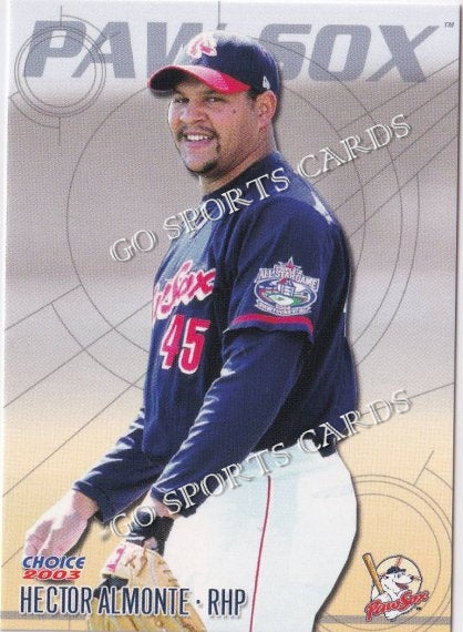 2003 Pawtucket Red Sox Hector Almonte