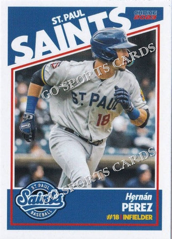 2023 St Paul Saints Hernan Perez