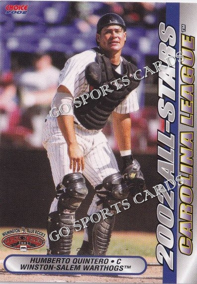 2002 California Carolina League All Star Game Humberto Quintero