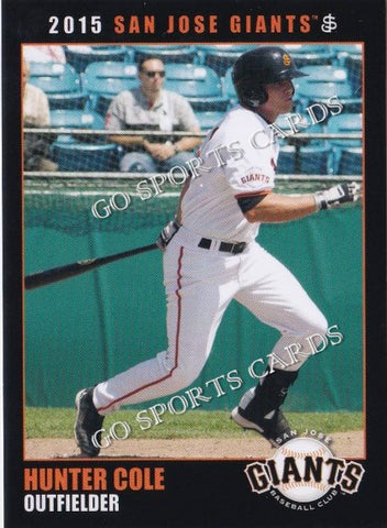 2015 San Jose Giants Hunter Cole