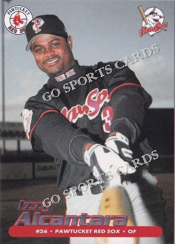 2001 Pawtucket Red Sox Izzy Alcantara