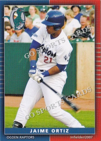 2007 Ogden Raptors Jaime Ortiz