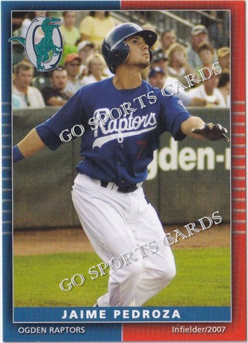 2007 Ogden Raptors Jaime Pedroza