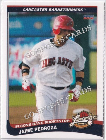 2012 Lancaster Barnstormers Perforated Jaime Pedroza