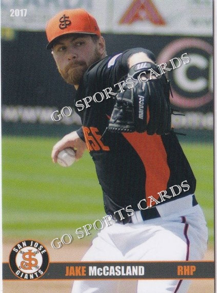 2017 San Jose Giants Jake McCasland