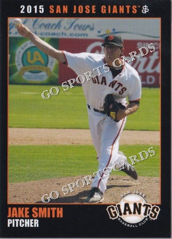 2015 San Jose Giants Jake Smith