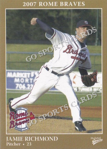 2007 Rome Braves Jamie Richmond