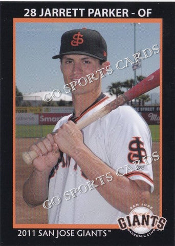 2011 San Jose Giants Jarrett Parker