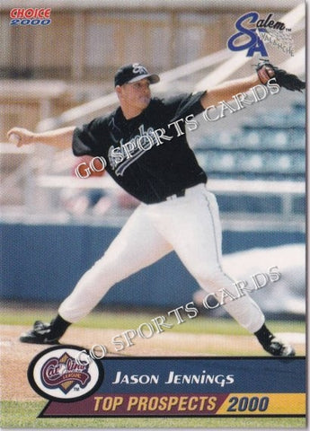 2000 Carolina League Top Prospects Jason Jennings