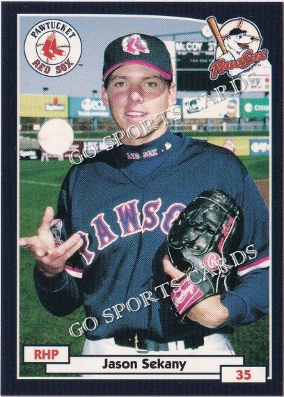 2000 Pawtucket Red Sox Jason Sekany