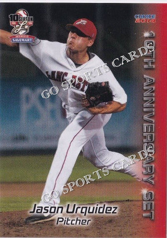 2014 Lancaster Barnstormers 10th Anniversary Jason Urquidez