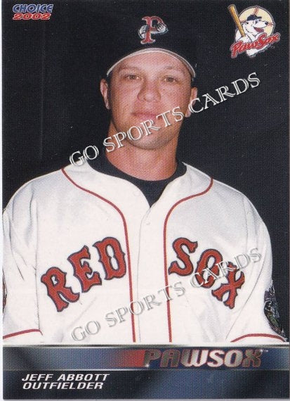 2002 Pawtucket Red Sox Jeff Abbott