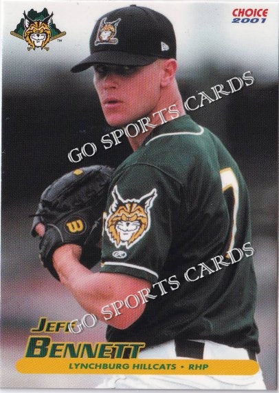 2001 Lynchburg Hillcats Jeff Bennett