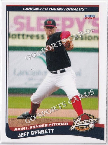 2012 Lancaster Barnstormers Perforated Jeff Bennett