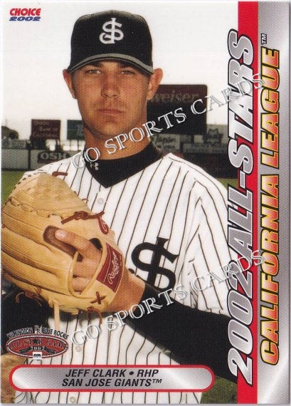 2002 California Carolina League All Star Game Jeff Clark