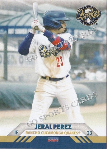 2024 Rancho Cucamonga Quakes Jeral Perez