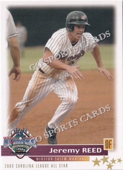 2003 California Carolina League All Star Game Jeremy Reed