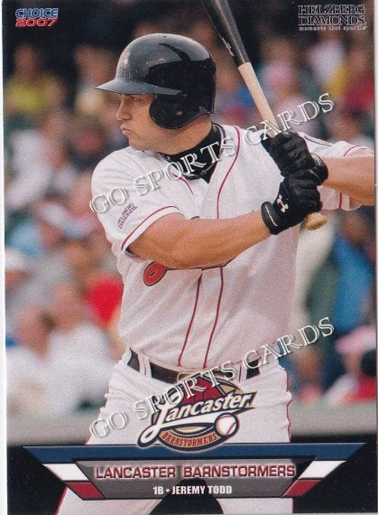 2007 Lancaster Barnstormers Jeremy Todd