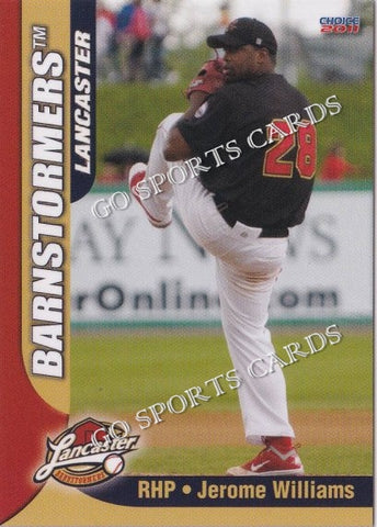 2011 Lancaster Barnstormers Jerome Williams