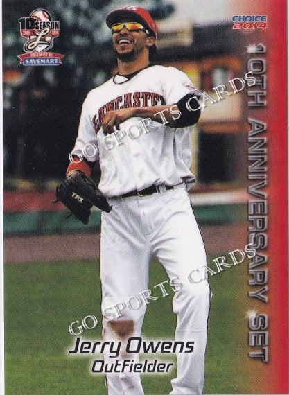 2014 Lancaster Barnstormers 10th Anniversary Jerry Owens