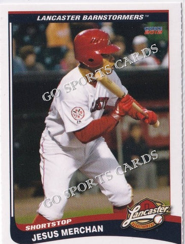 2012 Lancaster Barnstormers Perforated Jesus Merchan