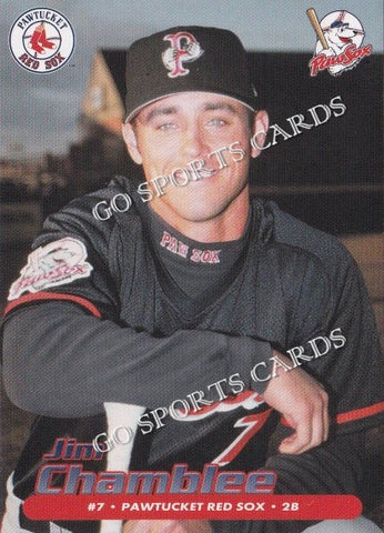 2001 Pawtucket Red Sox Jim Chamblee